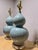 Christopher Spitzmiller, Inc Modern Porcelain Celadon Crackle Lamps - A Pair For Sale - Image 4 of 5