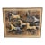 Monica Stobie “Twilight Ponies” Pastel on Bark Paper, 1993 For Sale