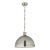 Thomas O'Brien for Visual Comfort Signature Hicks Extra Large Pendant in Antique Nickel with Acrylic Diffuser For Sale