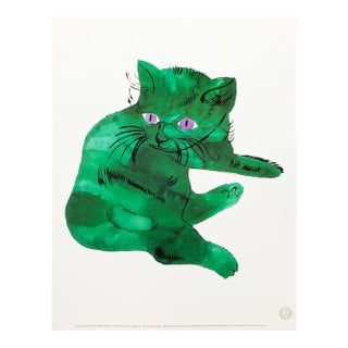 1993 the Andy Warhol Foundation Lithograph After Andy Warhol "Cat" For Sale