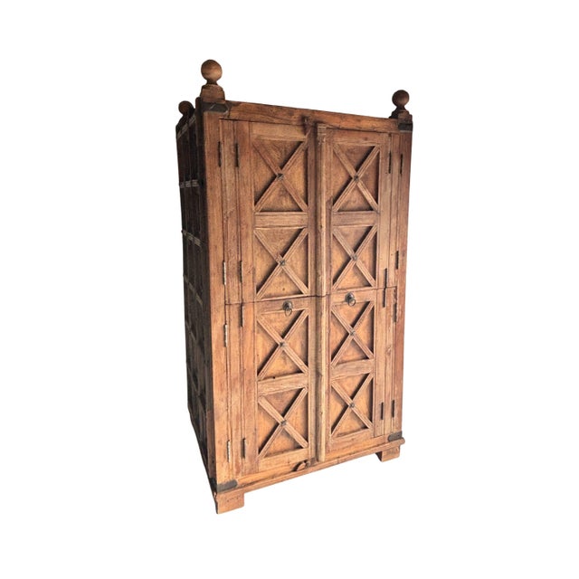 Mid 19th Century Wooden Wardrobe, 18th Century For Sale - Image 5 of 16