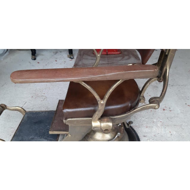 French Barbers Chair by Corno, 1900 For Sale - Image 10 of 13