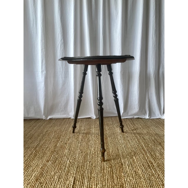 A charming tripod table in the Napoleon III style, dating from the early to mid-20th century (in the 19th-century style)....