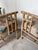 Vintage Coastal Organic Rattan and Leather Arm Dining Chairs – A Pair For Sale - Image 10 of 12