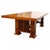 This substantial banquet or conference table is a faithful reproduction of Frank Lloyd Wright's iconic Model 605 "Allen"...