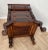Antique English Victorian Large Nightstand Chest of Drawers Carved Mahogany For Sale - Image 11 of 11
