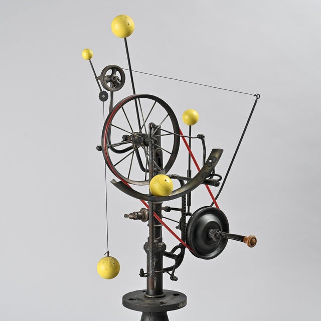 Kinetic Metal Sculpture, Switzerland, 1996 For Sale - Image 3 of 16