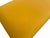 Animal Skin Vintage Philippe Hurel Paris Yellow Leather Upholstered Luxury Bench Read Light Cosmetic Wear on Top See Pics 48x21.5x17in For Sale - Image 7 of 8