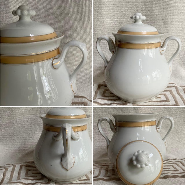 Late 19th Century French Porcelain Covered Urn For Sale - Image 9 of 12