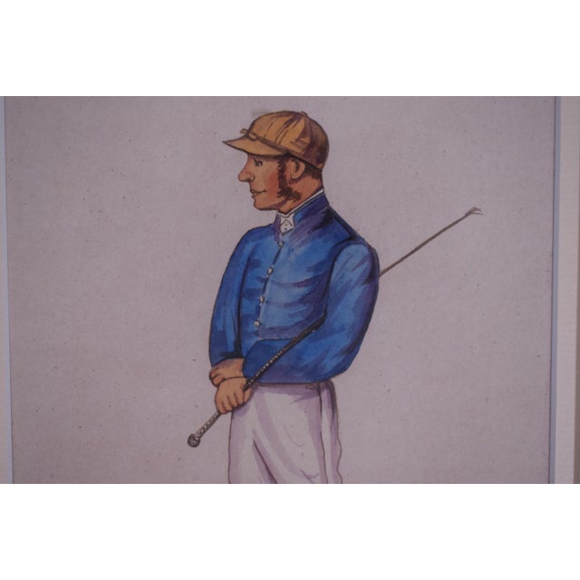 Traditional George Fordham Jockey the Demon 2,382 Winners by 1887 Watercolour by Astor For Sale - Image 3 of 5