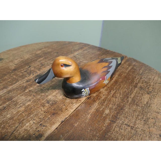 Chinese Painted and Decoy Duck, 1900 For Sale - Image 3 of 9