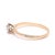 Late 19th Century Antique Victorian .40ctw Diamond Engagement Ring, 14k Yellow Gold, Rs 6.25 For Sale - Image 5 of 6