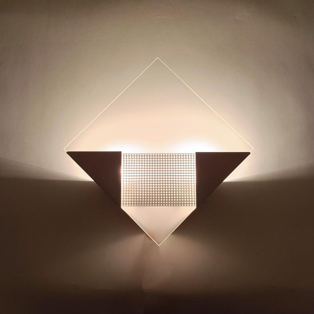 1980s Rombo Wall Lights by Miguel Milá, Spain, 1984, Set of 2 For Sale - Image 5 of 17