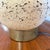 Cream Mid 20th Century Mid Century Modern Tall Cork and Brass Table Lamp For Sale - Image 8 of 12