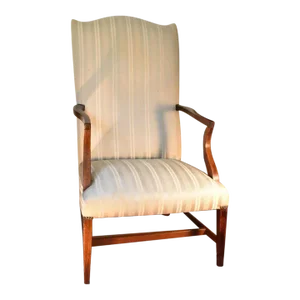 Antique 18th Century Massachusetts Hepplewhite Lolling Chair