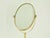 Metal Italian Freestanding and Tilting Floor Mirror in Brass and Glass, 1970s For Sale - Image 7 of 8