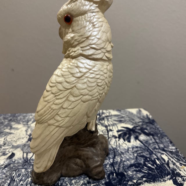 Ceramic Cockatoo Figurine For Sale - Image 9 of 9