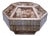 Late 19th Century Large Chinese Carved Bone Hexagonal Jewelry Casket Box With Figural Panels & Fitted Interior For Sale