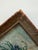 1930s Vintage Still Life Oil Painting - Basket of Violets & Fruit, Carved Wood Frame For Sale - Image 5 of 6