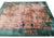 1920s Antique Chinese Beige Cream Open Field Floral Art Deco Wool Knotted Rug For Sale - Image 4 of 13