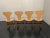 Curved Plywood and Laminate Rosewood Dining Table & Chairs Set from Pedini Fano, 1960s, Set of 5 For Sale - Image 9 of 14