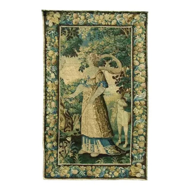 17th Century Antique 17th Century Flemish Tapestry For Sale - Image 5 of 9