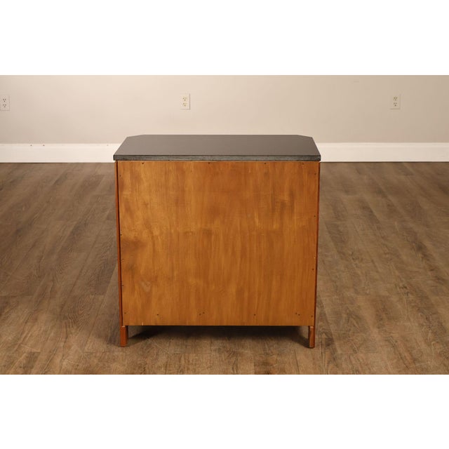 Stickley 21st Century Collection Pair of Granite Top Cherry Nightstands For Sale - Image 16 of 18