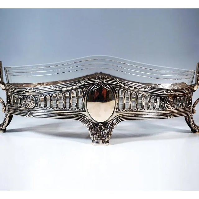 Art Nouveau Silver Jardinière from Koch & Bergfeld, 1890s For Sale - Image 3 of 8