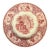 Mid 20th Century Red and White Bowl in the Abbey Pattern From Dutch Manufacturer Petrus Ragouta Co. For Sale