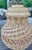 1970's Spanish Ceramic Trompe-l'Oeil Wicker Table Lamps With Matching Shades, a Pair For Sale - Image 10 of 16