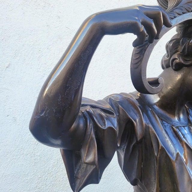 Large Sculpture of Woman, 1800s, Wood For Sale - Image 15 of 18