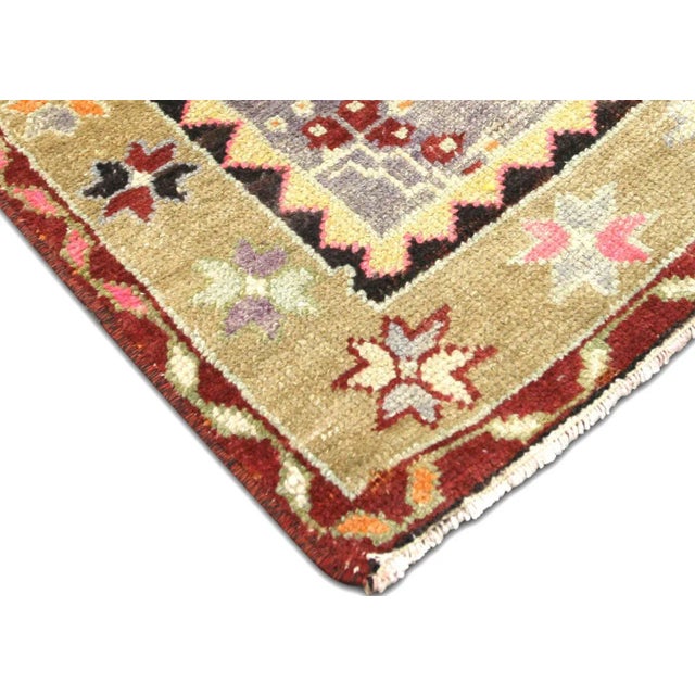 Illustration 1960s Turkish Oushak Rug For Sale - Image 3 of 7