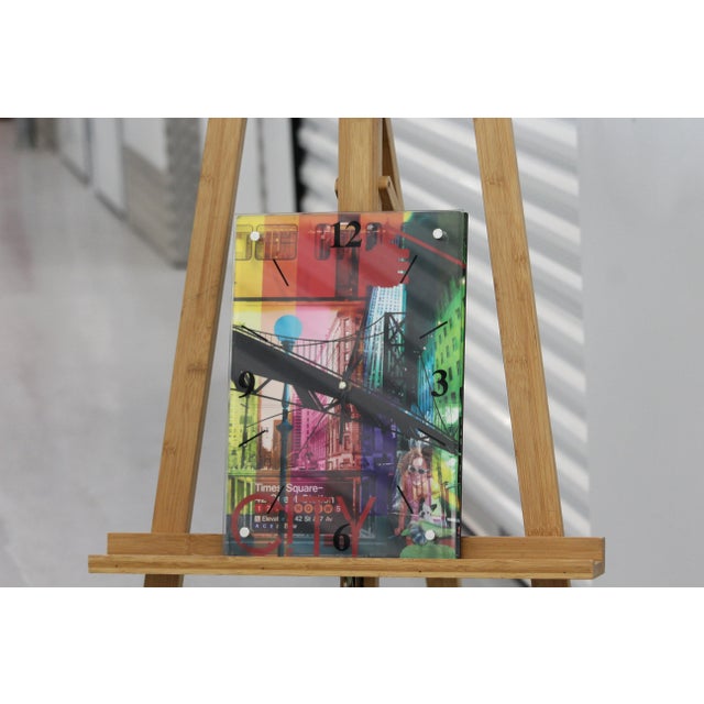 New York Decor Wall Clock, 1990s For Sale - Image 10 of 10