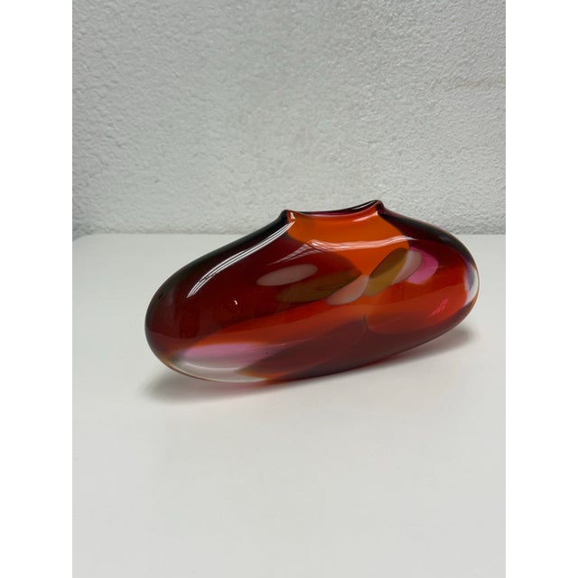 2020s Bengt Hokanson & Trefny Dix Art Glass Vase For Sale - Image 5 of 12