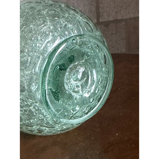 1940s Ture Berglund Glass Jug Vase With Handle, Sweden, Unmarked For Sale In Philadelphia - Image 6 of 6