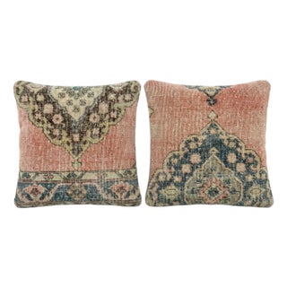 Turkish Rug Pillow Cover 20'' X 20'' - Set of Two For Sale