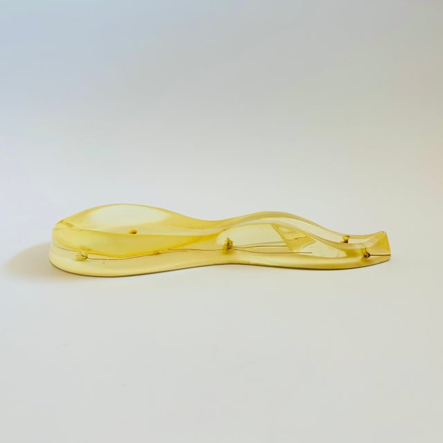 Mid-Century Modern Acrylic Dried Flower Spoon Rest For Sale - Image 3 of 10
