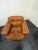 1970s Cognac Leather Armchairs attributed to Vavassori, Set of 2, 1970s For Sale - Image 5 of 13