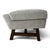 Textile Ted Boerner Scoop Lounge Chair and Ottoman For Sale - Image 7 of 9