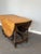 Wood Antique English Oak Drop Leaf Gate Leg Table With Barley Twist For Sale - Image 7 of 12