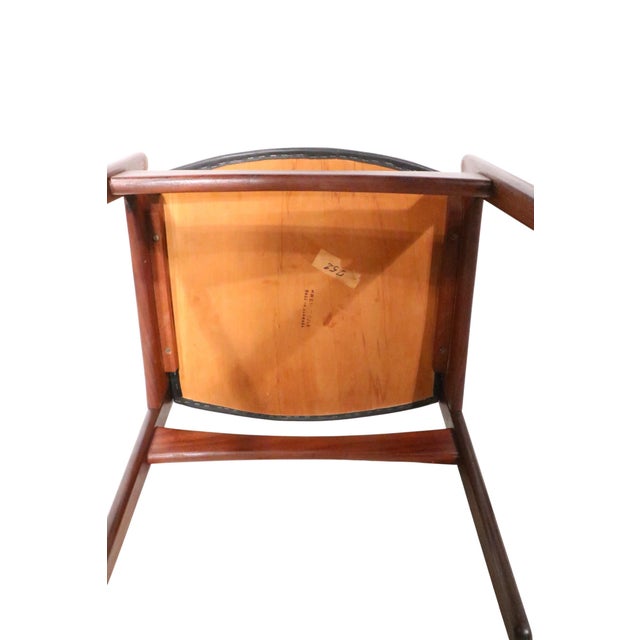 Set of Six Mid Century Danish Modern Dining Chairs by Frem Ro For Sale - Image 16 of 17