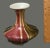 Ceramic Vintage Mid-Century Modern Glazed Burgundy Olive Green Gold Ceramic Pottery Vase For Sale - Image 7 of 9