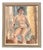 Sven Strömberg, Nude Seated Lady, 1950s, Oil Painting on Canvas, Framed For Sale