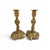 French 19th Century French Pair of Louis XV Bronze Candle Holders For Sale - Image 3 of 4