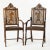 Early 20th Century Pierce Carved Wayang Kulit Teak Chairs - a Pair For Sale - Image 10 of 10
