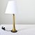 Brass Early 20th Century French Vintage Brass Couesnon Trumpet Lamp For Sale - Image 8 of 9