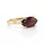 Add a bold touch of timeless romance to your jewelry collection with this stunning horizontal marquise ring. Featuring a...