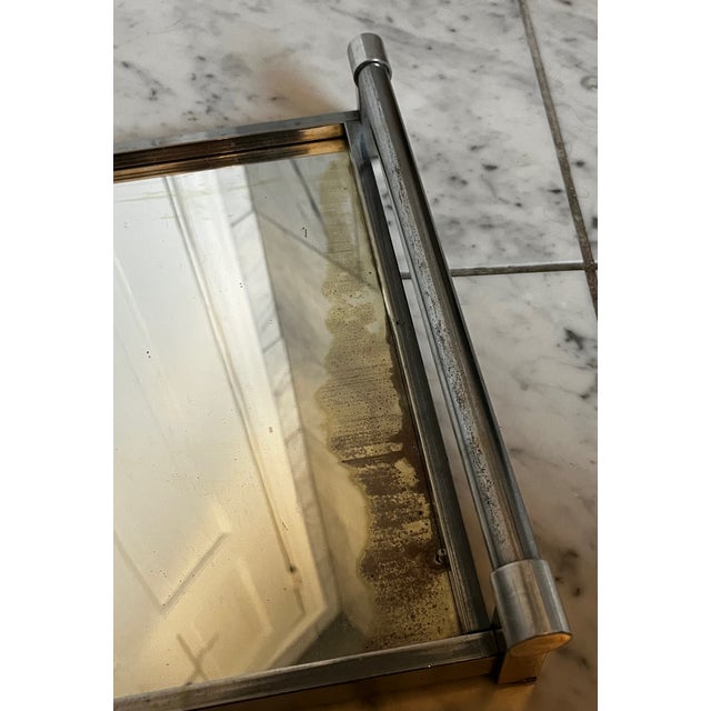 Modern Chromed Tray by Jacques Adnet, 1930s For Sale - Image 12 of 14