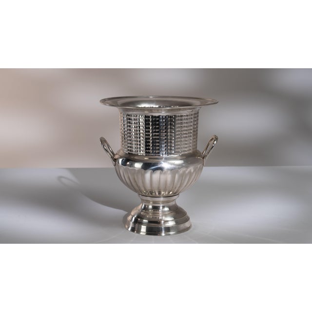 Mid 20th Century France Neoclassical Silver Ice Bucket For Sale - Image 15 of 15