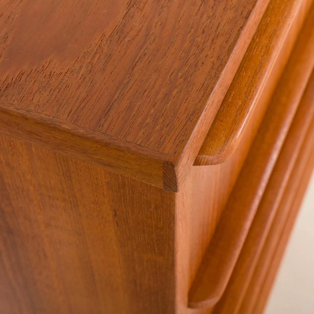 Mid-Century Danish Teak Chest of Drawers, 1960s For Sale - Image 11 of 13